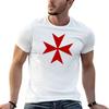 Maltese Cross Knights Templar Holy Grail The Crusades Tshirt Anime T Shirts Oversize T Shirts For Unisex Cotton Tshirt