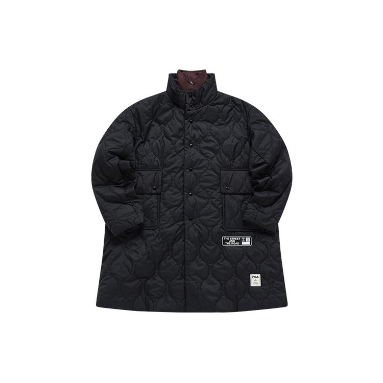 FILA x Mihara Yasuhiro MIHARA YASUHIRO Collaboration Collection Mock Two Piece Puffer Jacket Men s Jet Black F11M143901F-BK L