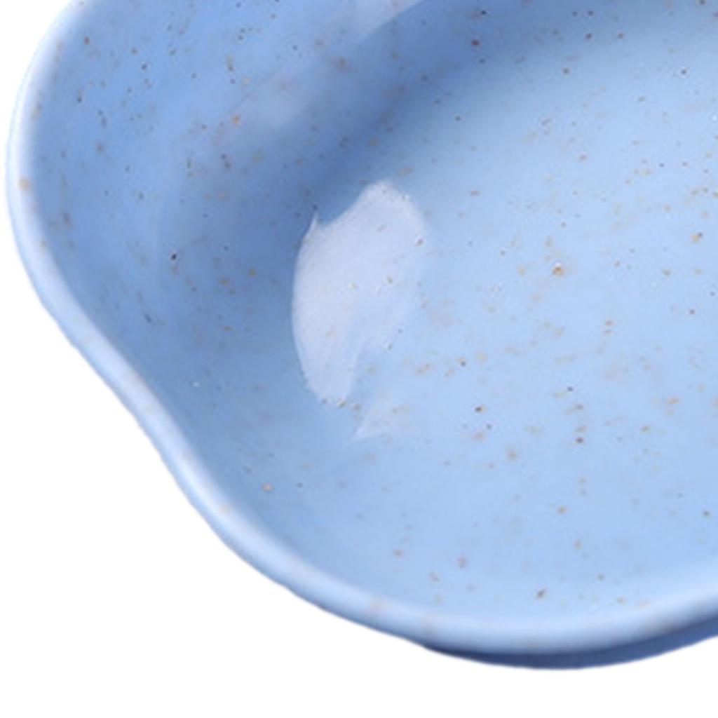 Small Dish Blue Multifunctional Safe Durable Reusable Small Dipping Sauce Bowls with Handle for