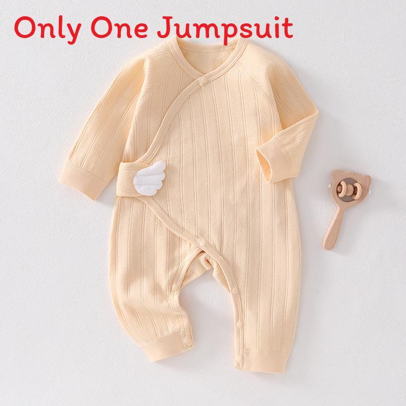Baby Cotton Swaddle Suit With Magic Tape Closure For Newborns And Infants