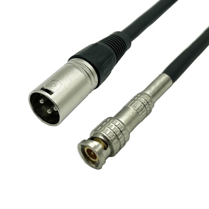 XLR Male To BNC Male Audio Adapter Cable