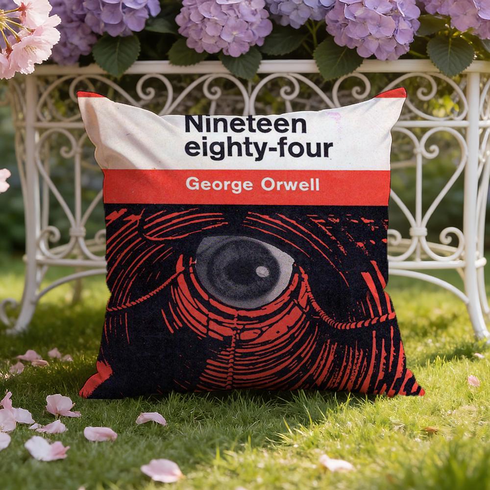 N-Nineteen E-Fighty-Four Cushion Cover Home & Car Dual-Scene Pillow Cover: Reversible for Premium Comfort