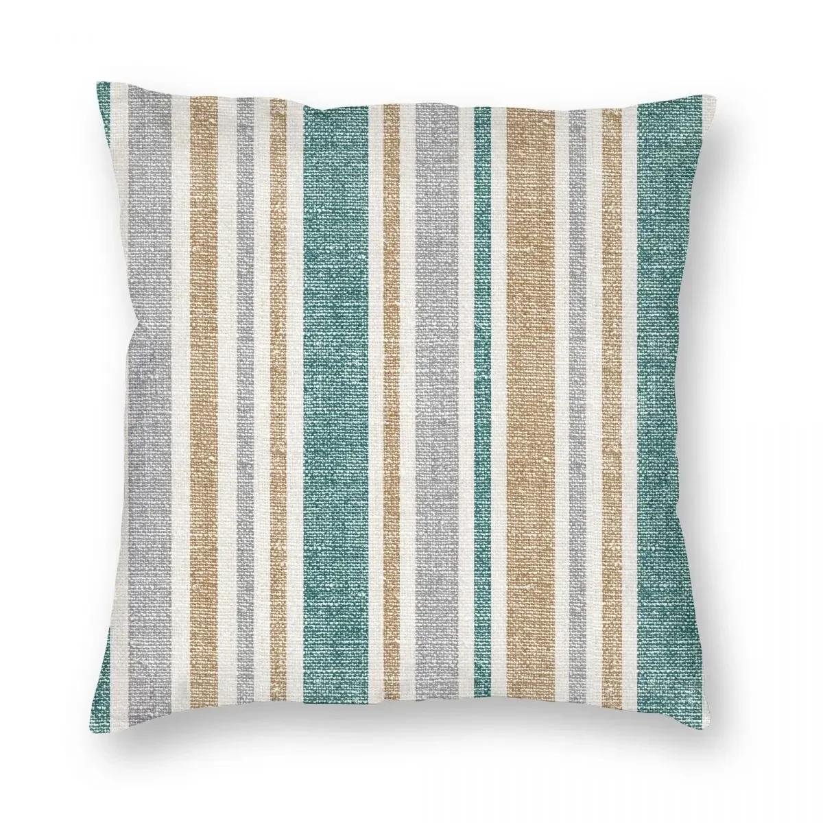 

Наволочка с полосатым узором Двусторонняя печать Наволочка для подушки Подарок Полоски Наволочка для подушки Чехол Гостиная Молния X 66x66cm