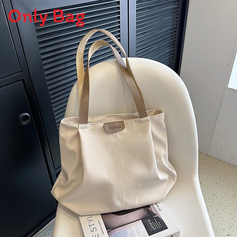 Korean Style Nylon Shoulder Bag For Shopping And Outings With Internal Pocket