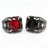 Accessories European and American Personality Retro Dragon Claw Men's Ruby Ring