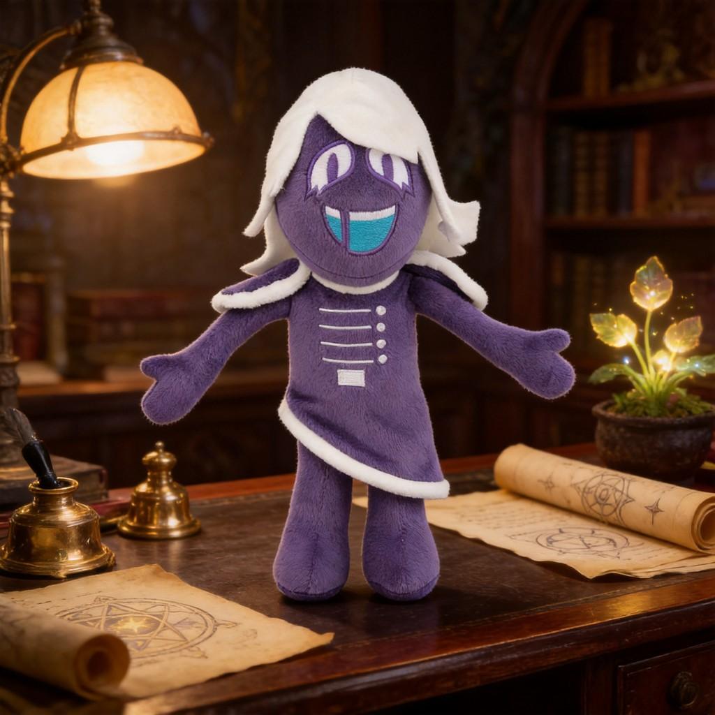 Peluche Rouxls Kaard di Deltarune in Tessuto a Pelo Corto per Fan e Collezionisti