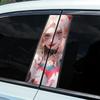 1/2pcs Joker Lady Car Stickers Auto B Pillar Waterproof Decoration Cover Scratches DIY Car Doors Pillar Sunscreen Vinyl Decals