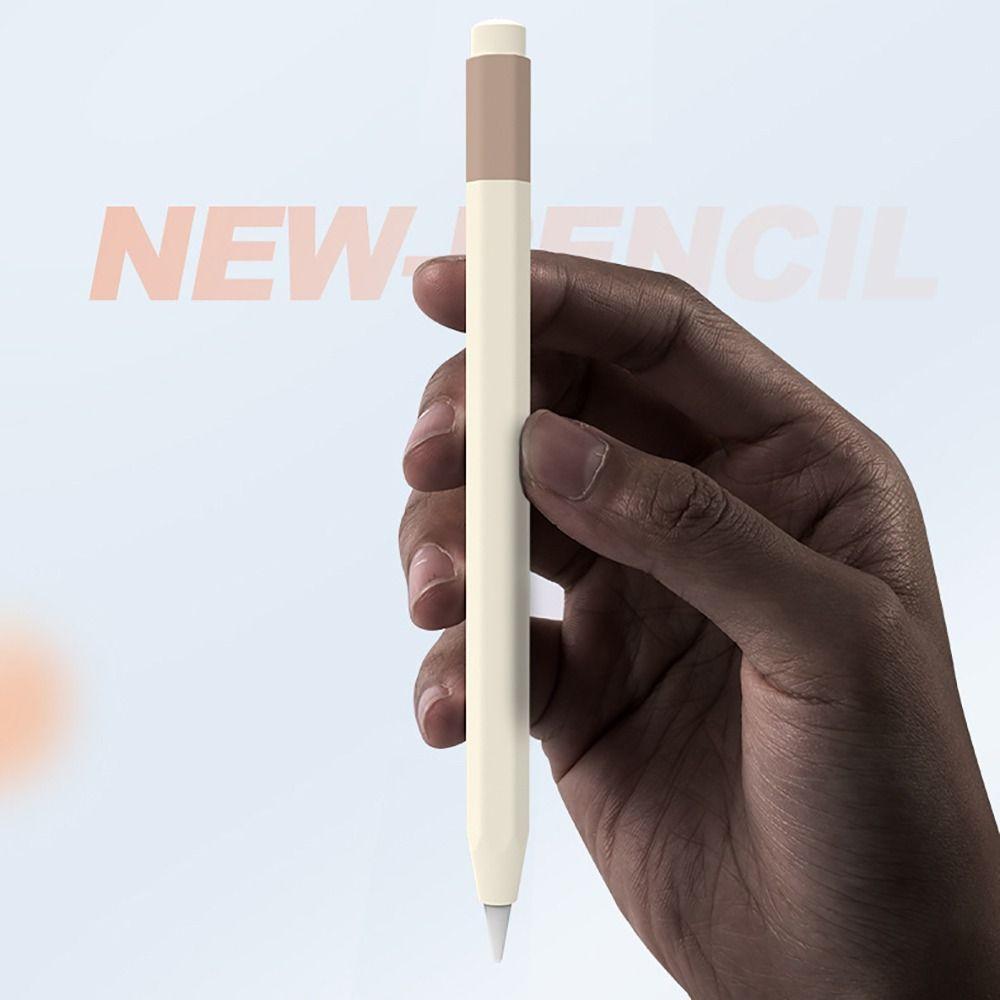 Cubierta de agarre de silicona con funda para bolígrafo táctil USB-C a prueba de golpes para Apple Pencil de 3.ª generación