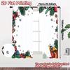 2pcs,Curtains Christmas Tree Ornaments Gifts (5) Modern Creative Curtains Fabric Curtains Versatile All Decorative for Living