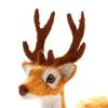 Model New Year Elk Plush Reindeer Ornament Miniature Figurine Simulation Deer Christmas Decoration