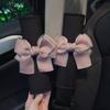 German High-End Car Seatbelt Shoulder Pads, a Pair of Anti-Neck-Strangling Plush Soft Car Interior Accessories, Creative and Cute