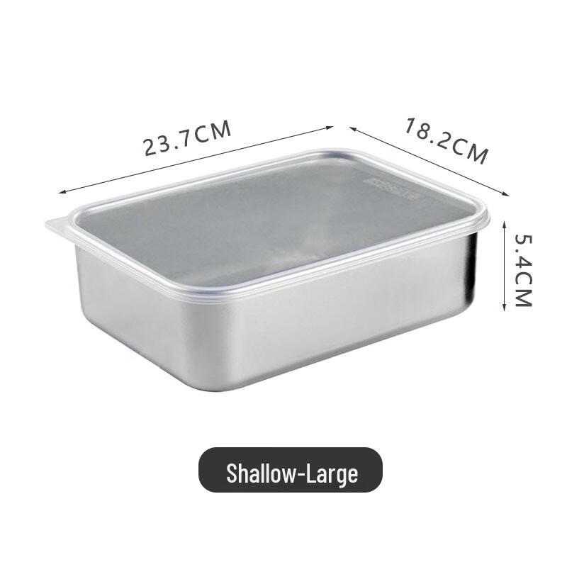 UD Stainless Steel Food Storage Container with Visible Lid