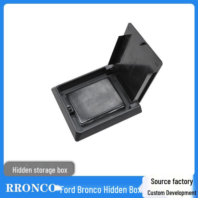 Ford Bronco Interior Armrest Box with Hidden Compartment. Armrest Box Interior
