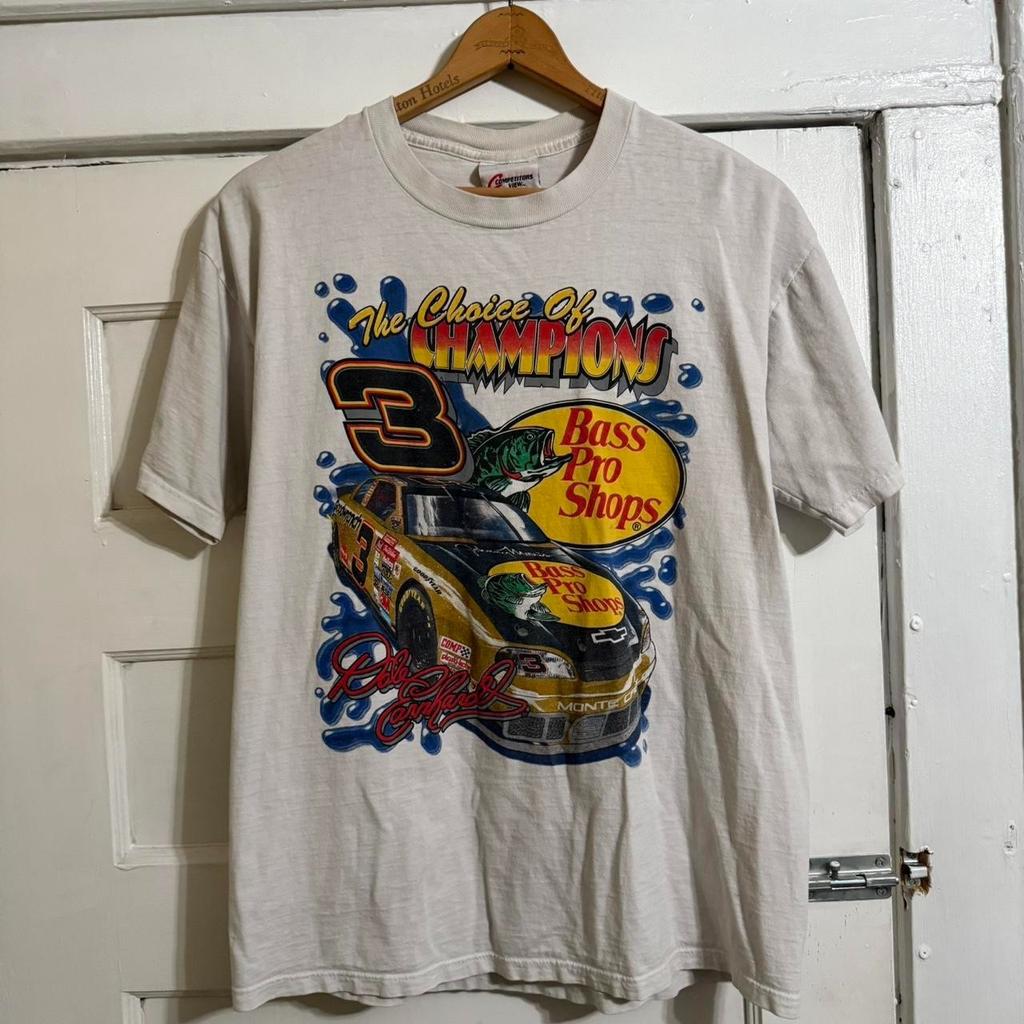 Vintage NASCAR Dale Earnhardt Bass Pro Shops Tshirt Reprint AN64178