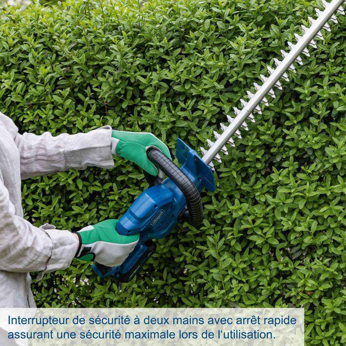 Pack Taille-haie sans fil C-HT570-X - Longueur coupe 510mm - Epaisseur coupe 16mm - SCHEPPACH 20V IXES Batterie 2Ah + chargeur 2.4A