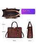 Women's European & American Style Crocodile Handbag: Large Capacity Shoulder & Crossbody Bag