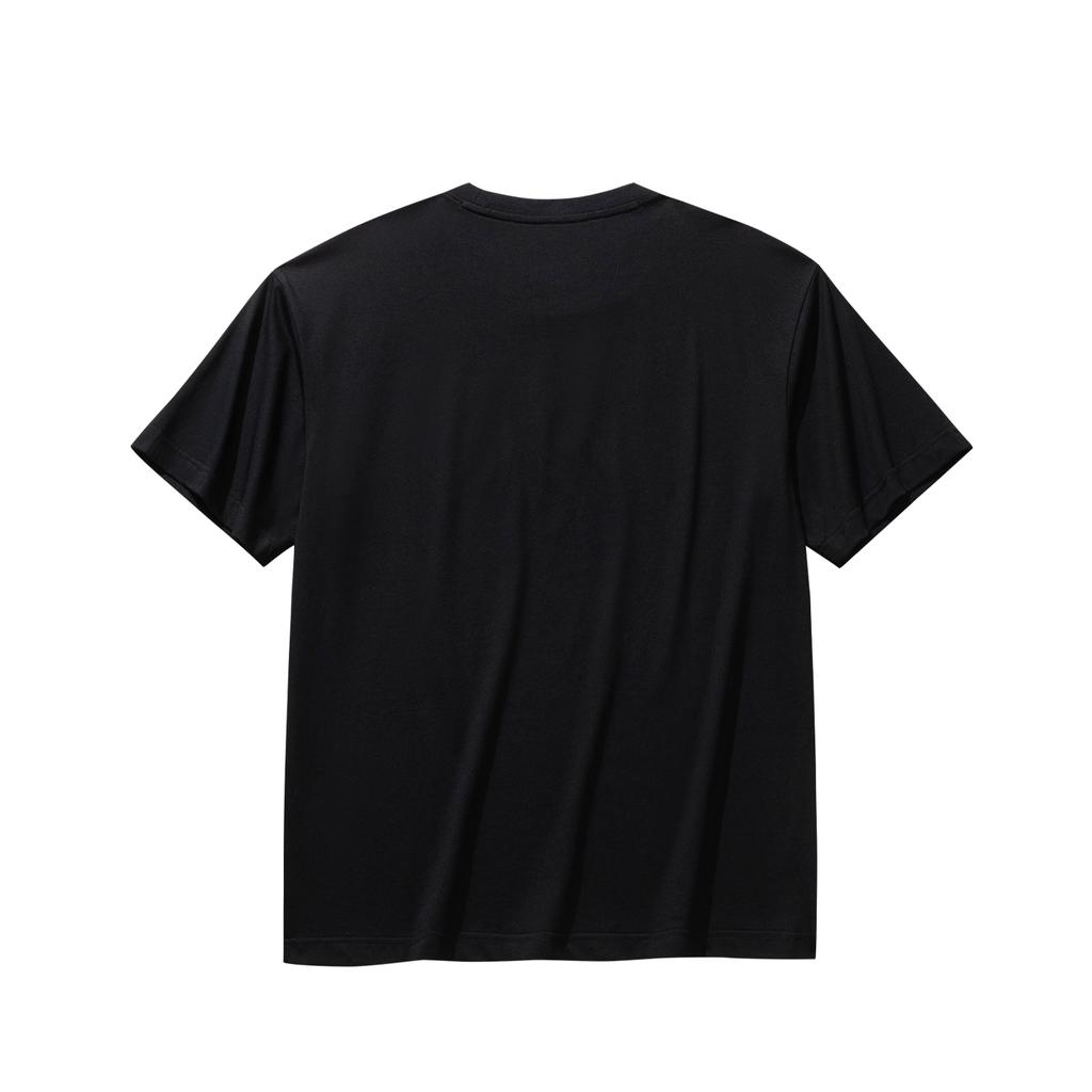 ANTA T Shirts Men's Basic Black 3 Crew Neck 952628104-3