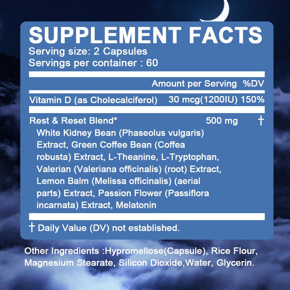 White Kidney Bean Extract Supplement, With Vitamin D, Green Coffee Bean Extract, 120 Softgels