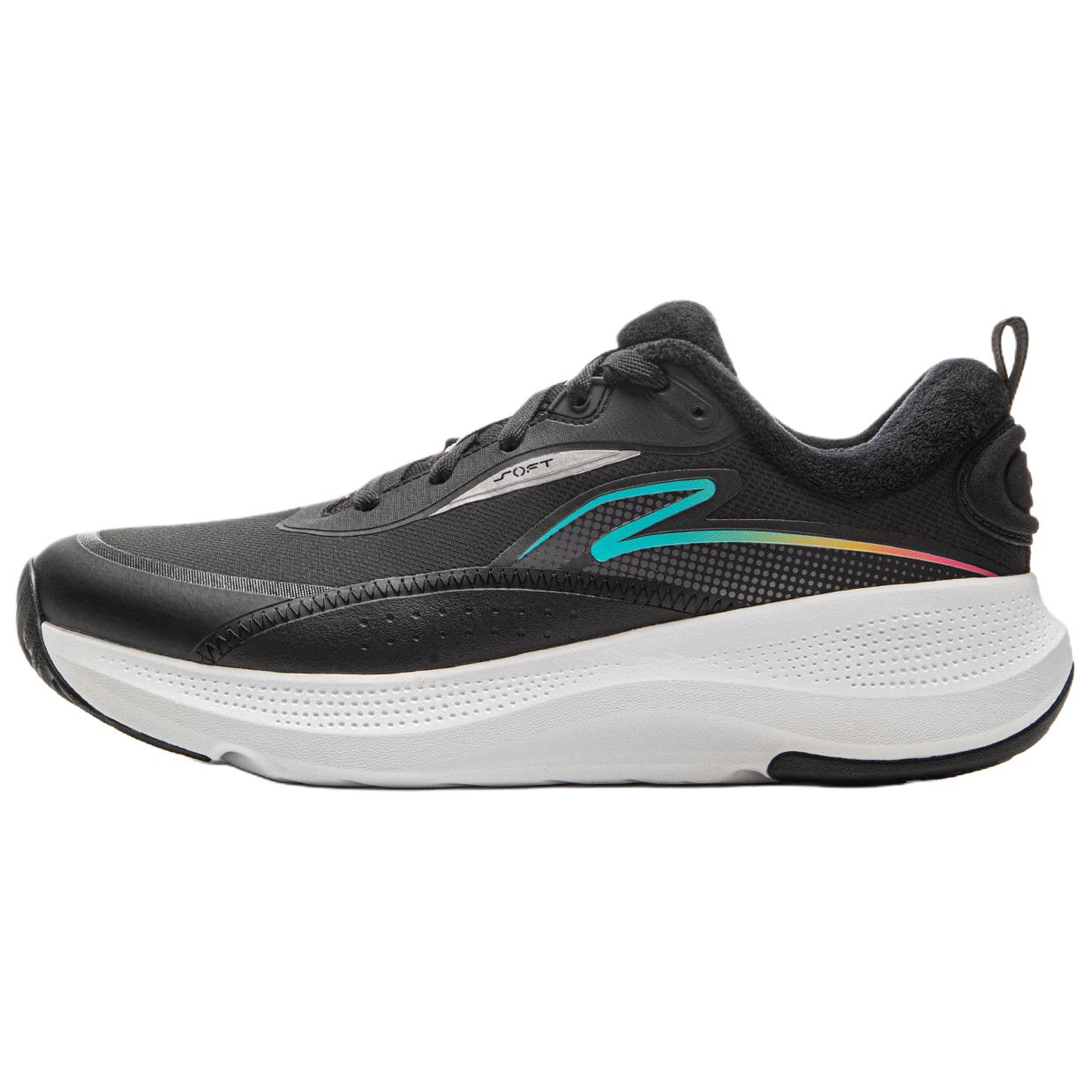 Li Ning SOFT GO FLEECE TPU Флисовая подкладка Мягкие и удобные Модные Амортизация Поддержка Тепловые Низкие Повседневная обувь AGLV081-1 43