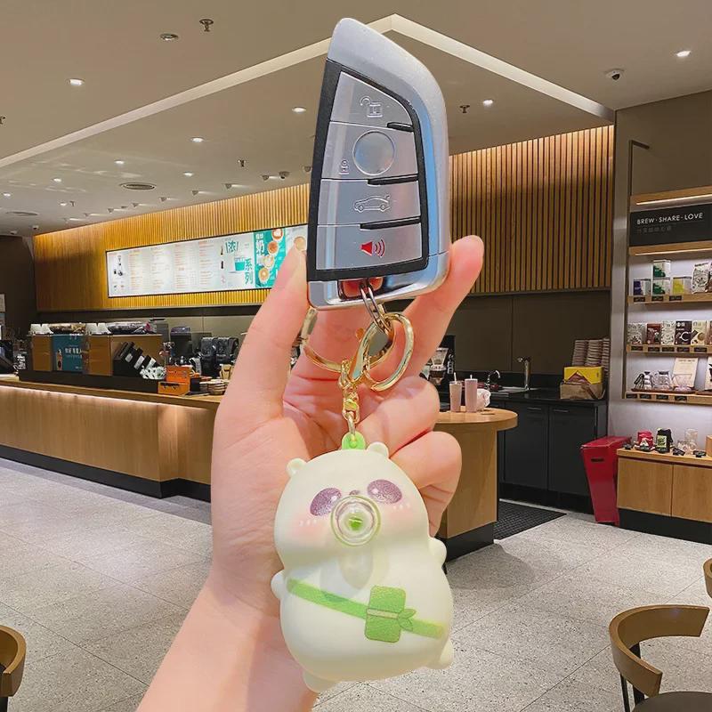 Schlüsselanhänger mit Cartoon-Stressabbau-Blasen