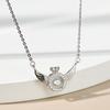 925 Sterling Silver Necklace Pendant  Wings Angel 5A Zircon for Women Wedding Jewelry Fine Accessories Fashion Party Gifts