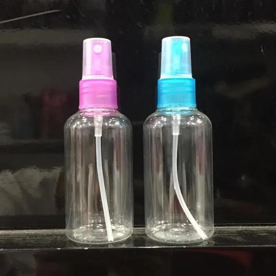 Tragbare Plastik-Sprühflasche Transparentes Make-up Feuchtigkeitszerstäuber Top Feinnebelsprüher Gartenpflanzen Bewässerungswerkzeuge