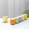 Keramikfarbglasur-Tasse, große Teetasse, Teetasse, Bierbecher, Milchtasse, Einzelne Tasse, Kanne, Teegeschirr, Einzelne Tasse