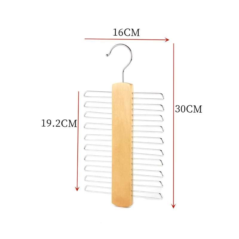 Modern Minimalist Scarf And Tie Holder Dual-layered Design For Easy Organization