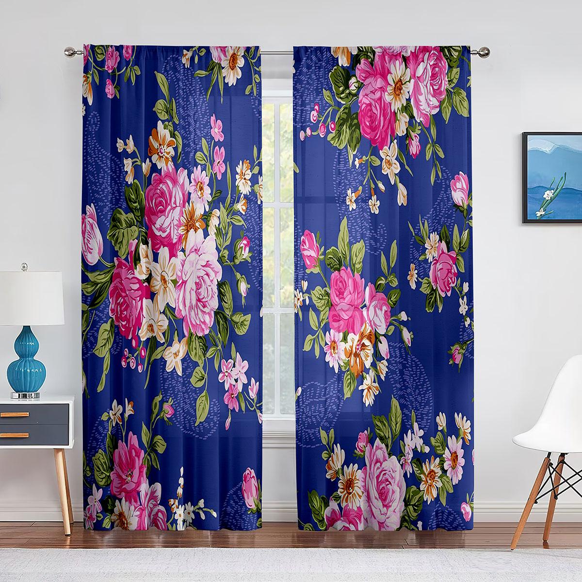 Романтическая роза с цветочным принтом — фото 7