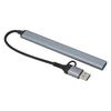 USB Type C Hub 1 USB 3.0 6 USB 2.0 Ports High Speed Plug and Play Multiport Adapter for Phone Laptop Mouse Keyboard