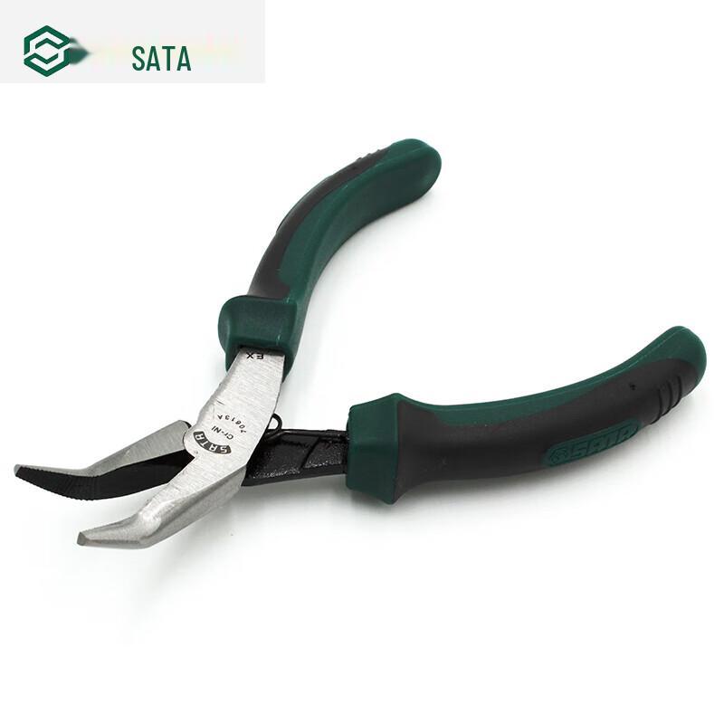 SATA 70613A 5.5-inch Mini Bent Nose Pliers