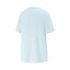 Li-Ning Fitness Series Loose Cool Breathable Comfortable T-Shirt Women tops Light-Sky-Blue ATSV296-5