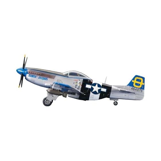 Пластиковая модель американского армейского самолета P-51D Mustang масштаба 1/72 от Hasegawa D25