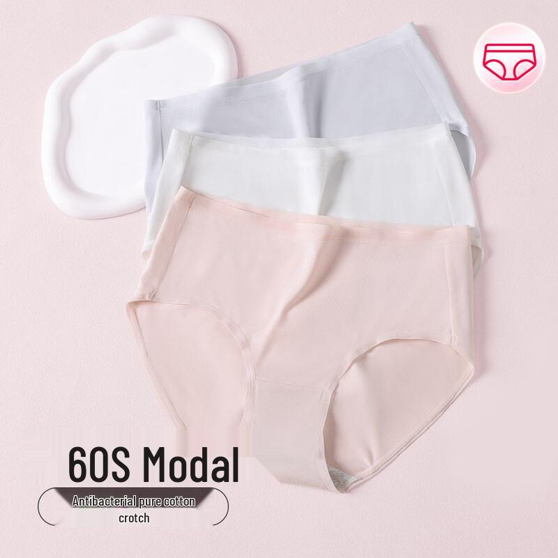 Fenteng Women s Modal Seamless Underwear 3-Pack L
