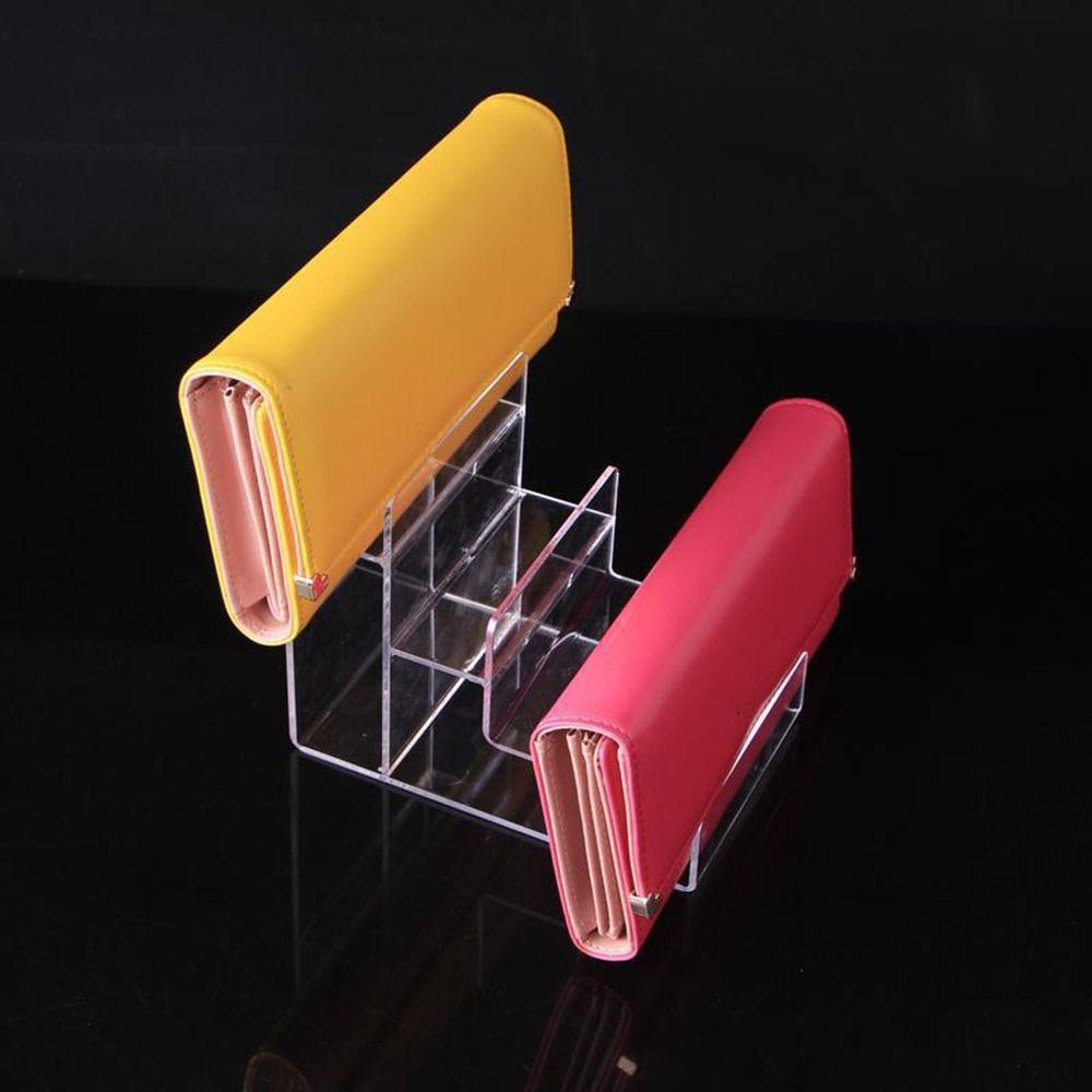 Black Wallet Display Stand Multilayer Acrylic Display Stand Practical Bag Stand  Bag Shop