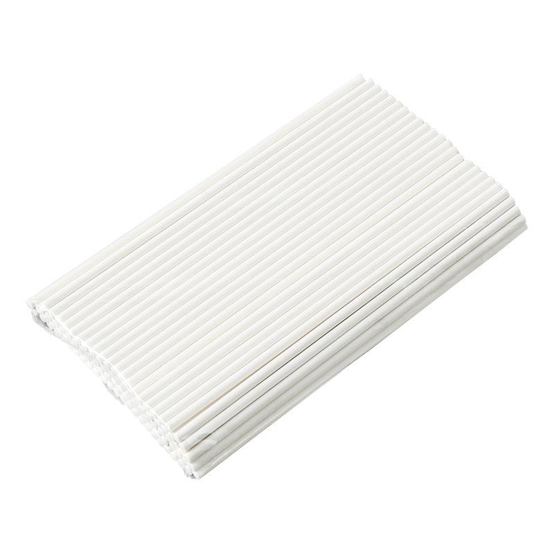 Bâtonnets pour sucettes et gâteaux en papier solide de qualité alimentaire - Lot de 100 pour la pâtisserie DIY et la fabrication de bonbons