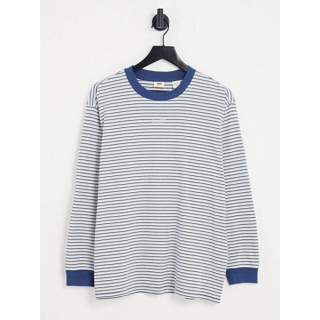 

Топ с длинными рукавами Levi's в синюю полоску