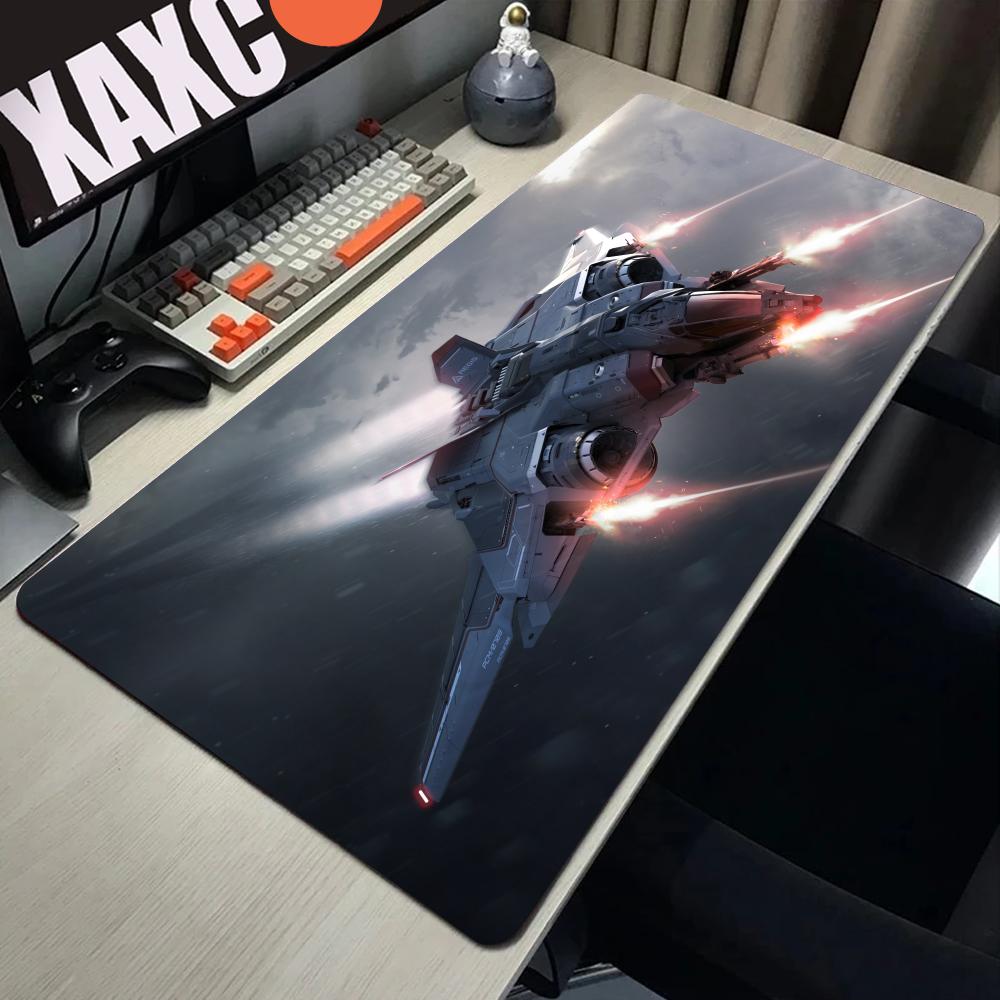 Star Citizen Mauspad XXL Computermatte 900x300x3mm Gaming-Mauspad Groß Bunt Padmouse Tastatur Spiele PC Gamer Schreibtisch