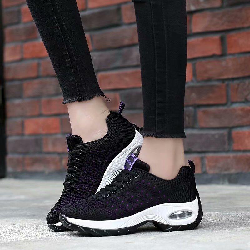 42 Yards Ladies Walking Sport Shoes Outdoor Air Cushion Breathable Footwear Lace Up Sneakers Women Sneakers Mesh Running Shoes