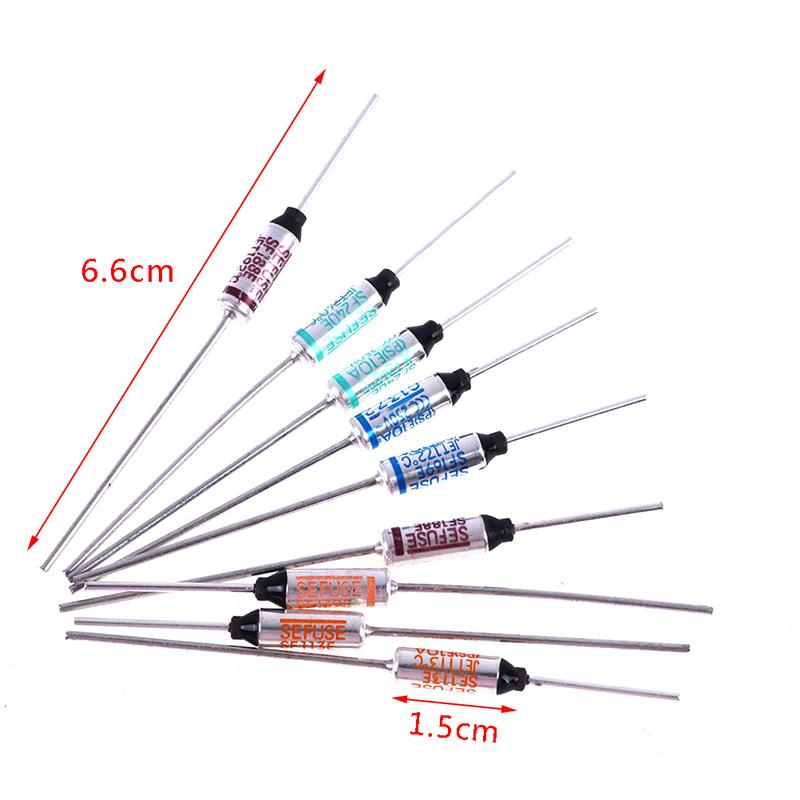 10Pcs Sefuse Cutoffs Thermal Fuse Rice Cooker Thermal Fuse 250V 192℃ 113℃ 142℃ 172℃ 240℃ Sf240E Sf169E Sf113E Sf188E