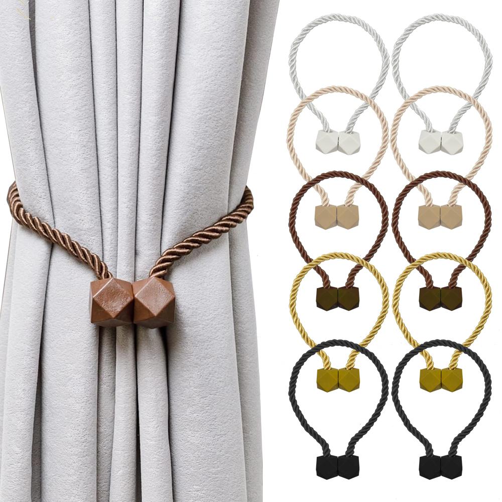 1/2PCS Magnetic Curtain Clip Curtain Holders Tie backs Buckle Magnetic Tiebacks Curtain Decor Accessories