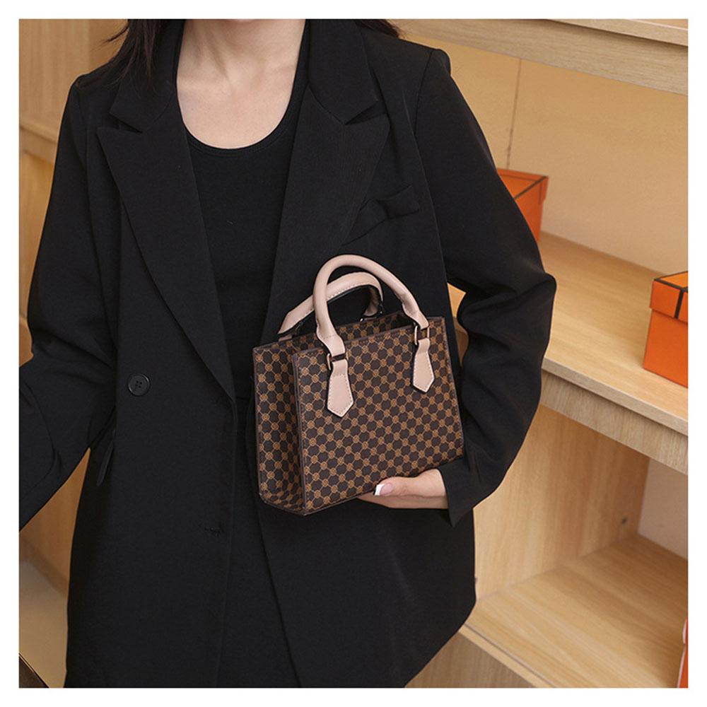 

Модные маленькие сумки с цветочным принтом и короткой ручкой для женщин, повседневная квадратная сумка кроссбоди через плечо, женские сумочки для ежедневного использования и в подарок розовый