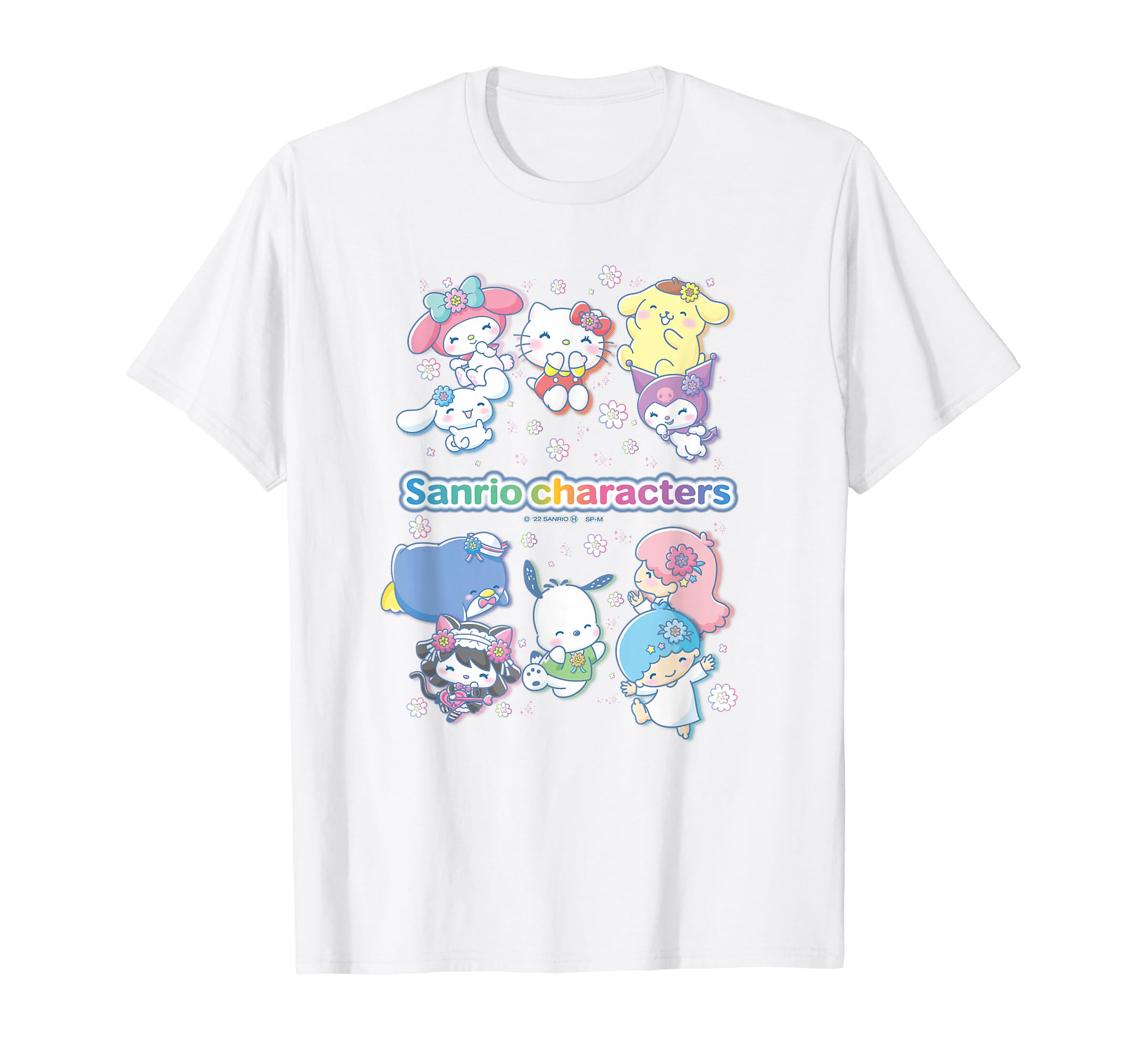 Персонажи Sanrio Дизайн награды за персонажей Sanrio Группа D Футболка чёрный 5190₽