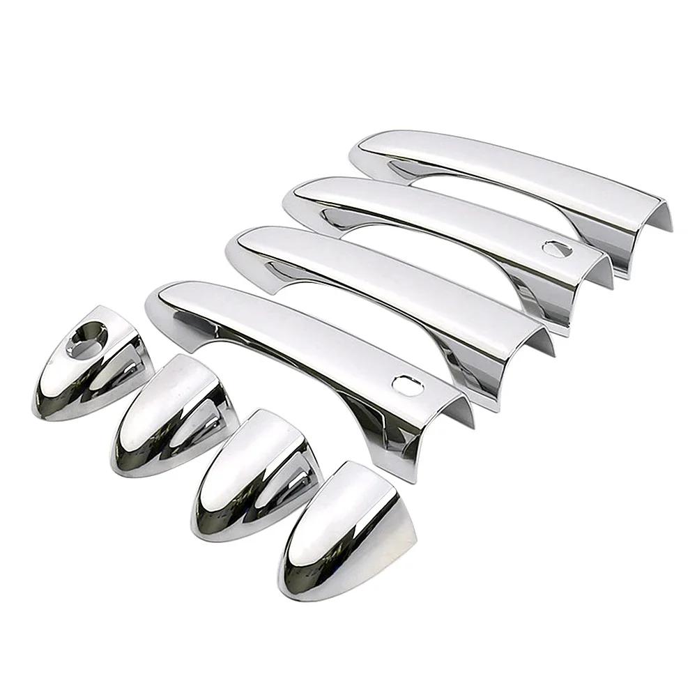 Chromium Styling For Jeep Cherokee KL 2014- Chrome Exterior Door Handle Cover Door Bowl Cover Moulding Trim Door Handle Covers