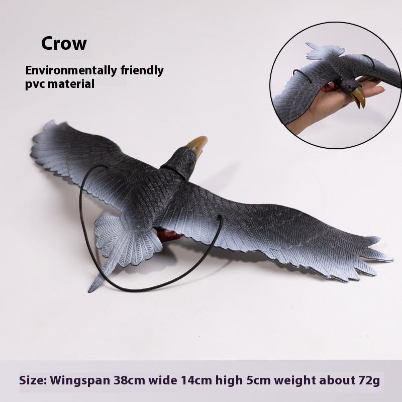 1 Piece Solid Static Figure Animal Bird Ornament Realistic Flying Eagle Model Figurine Interactive Desktop Decoration
