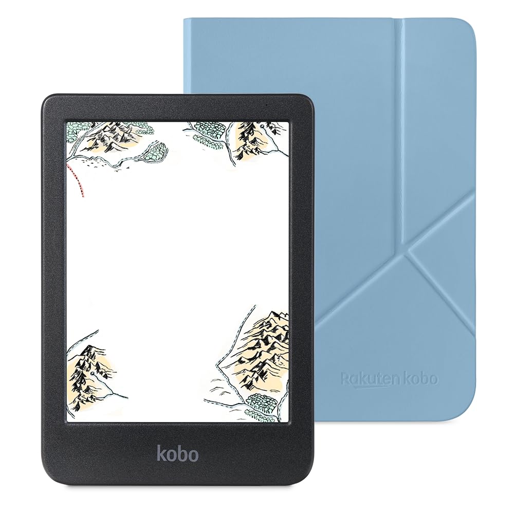 

Набор обложки-подставки Kobo Clara Colour Цветной Совместимый планшет Eink 6 дюймов 16 ГБ Водонепроницаемый IPX8 Сенсорный экран ComfortLight PRO (Сумеречный синий) / / / / /