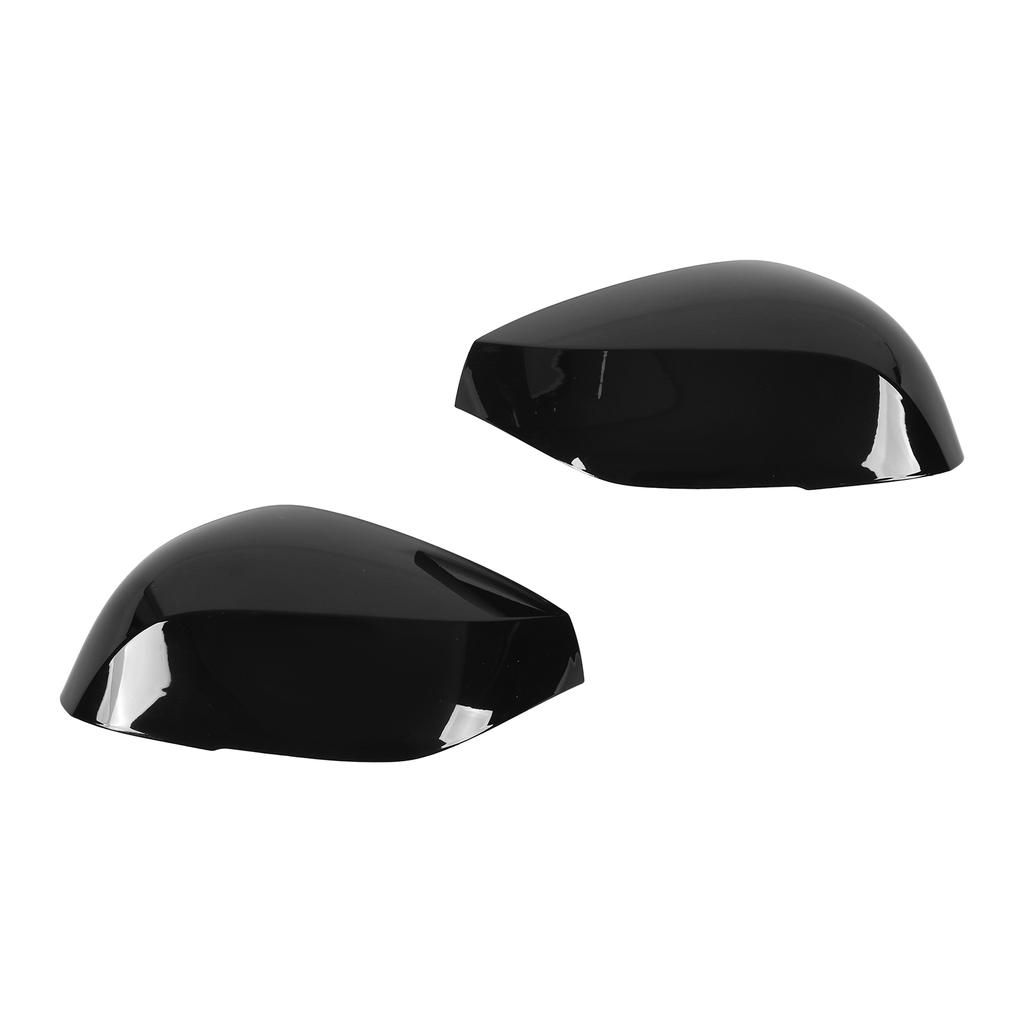 Glossy Black Rear View Side Mirror Cover Housing Trim Replacement for Infiniti Q50 Q50S Q70 2014‑2020