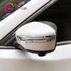 Color My Life Chrome Rearview Mirror Cover Strips Rear View Mirror Protector Trim for Nissan X-trail Xtrail T32 2014-
