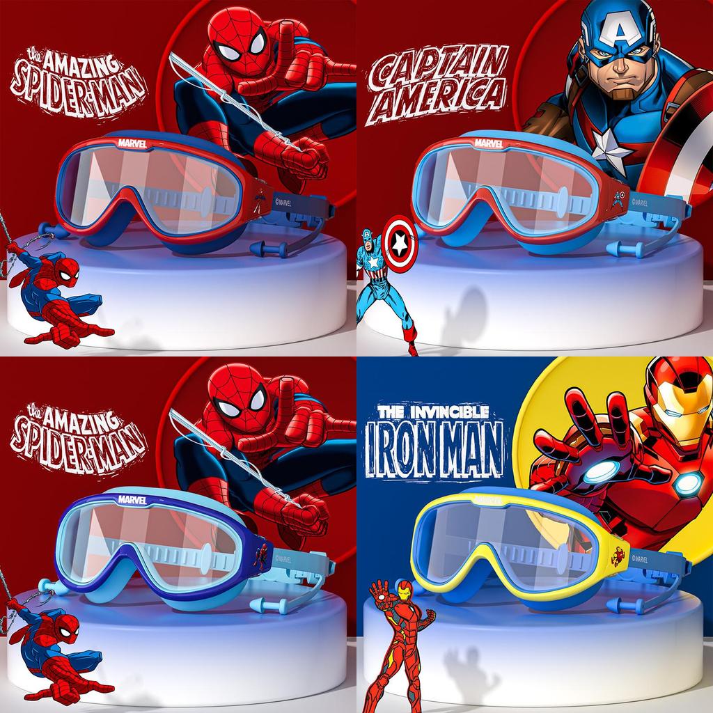 Elsa Minnie Mouse Spider Man Captain America Swimming Goggles With Antifog Pc Lenses For Water Safety And Comfort