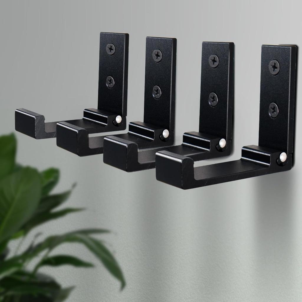 OHIYO Folding Wall Hook 2PCS Folding Coat Hooks for Hanging Heavy Duty Coat & Bag & Backpack & Hat & Headphone Foldable Coat Hooks Wall Mounted Saves